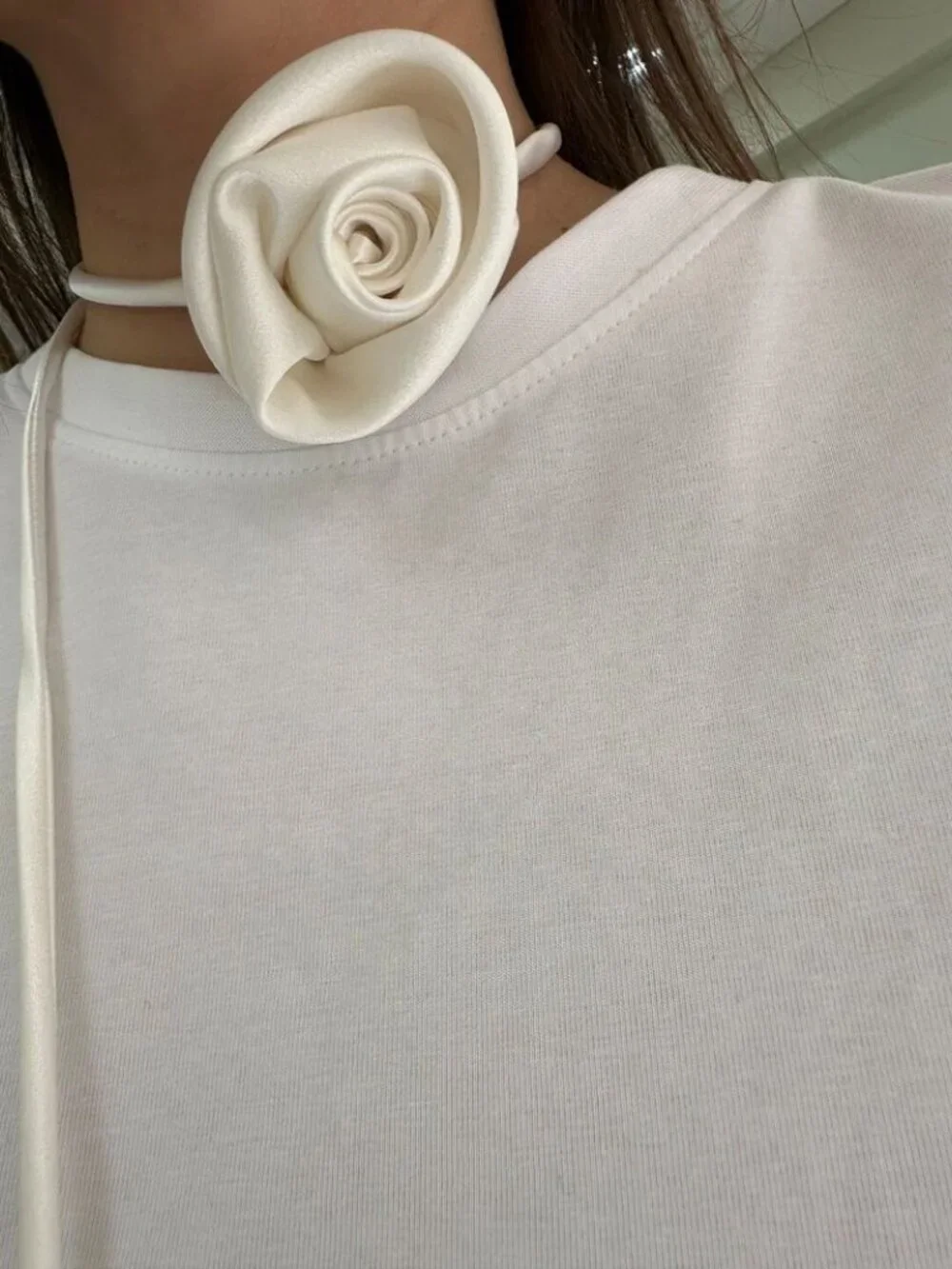Free People Satin Floral Rope Belt